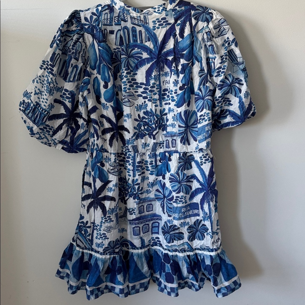 Farm Rio Sweet Rio Mini Dress Size M - Picture 9 of 13